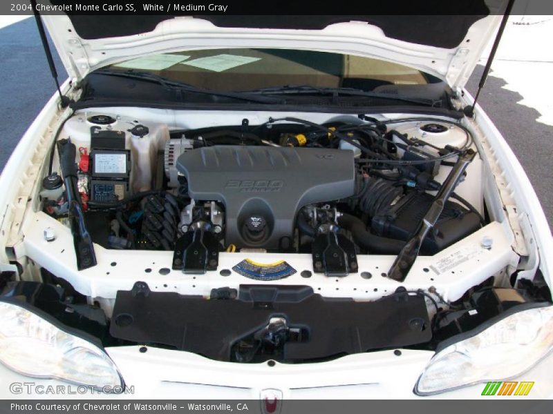 White / Medium Gray 2004 Chevrolet Monte Carlo SS
