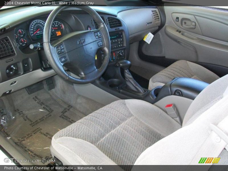 White / Medium Gray 2004 Chevrolet Monte Carlo SS