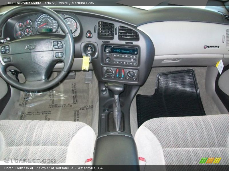 White / Medium Gray 2004 Chevrolet Monte Carlo SS
