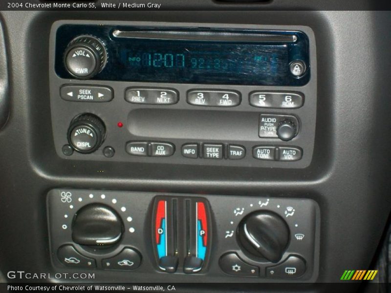 White / Medium Gray 2004 Chevrolet Monte Carlo SS