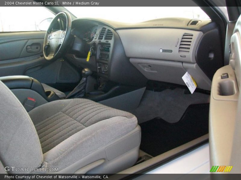 White / Medium Gray 2004 Chevrolet Monte Carlo SS