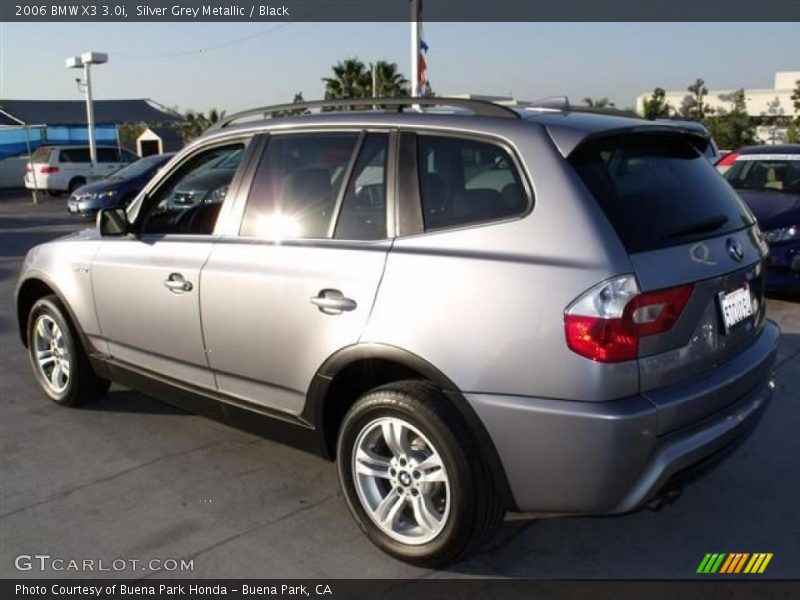 Silver Grey Metallic / Black 2006 BMW X3 3.0i