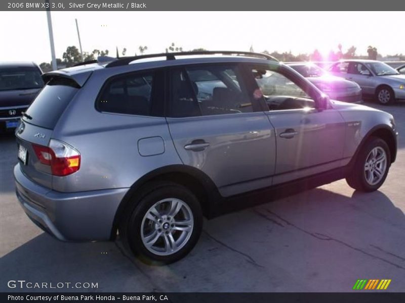 Silver Grey Metallic / Black 2006 BMW X3 3.0i