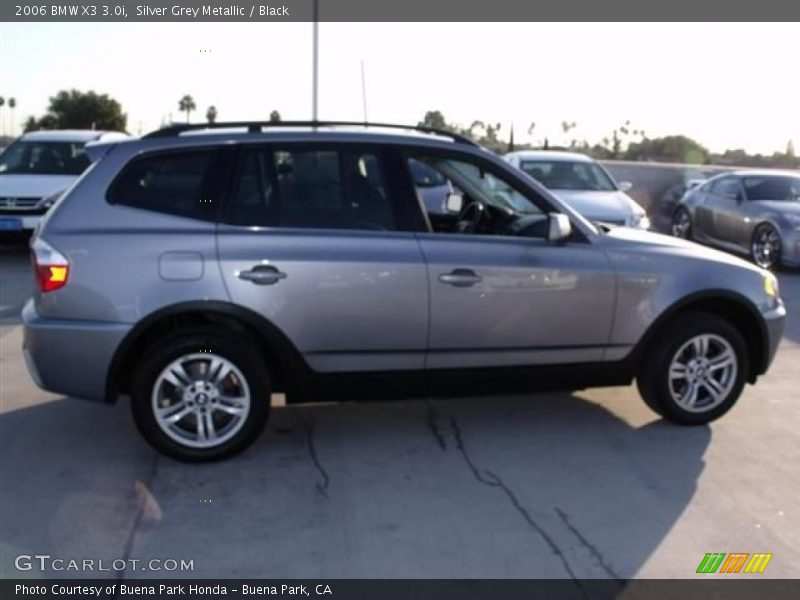 Silver Grey Metallic / Black 2006 BMW X3 3.0i