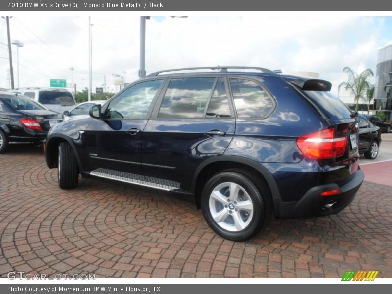 Monaco Blue Metallic / Black 2010 BMW X5 xDrive30i