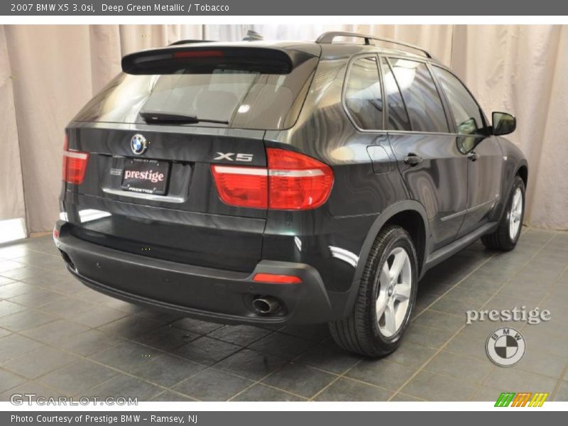 Deep Green Metallic / Tobacco 2007 BMW X5 3.0si