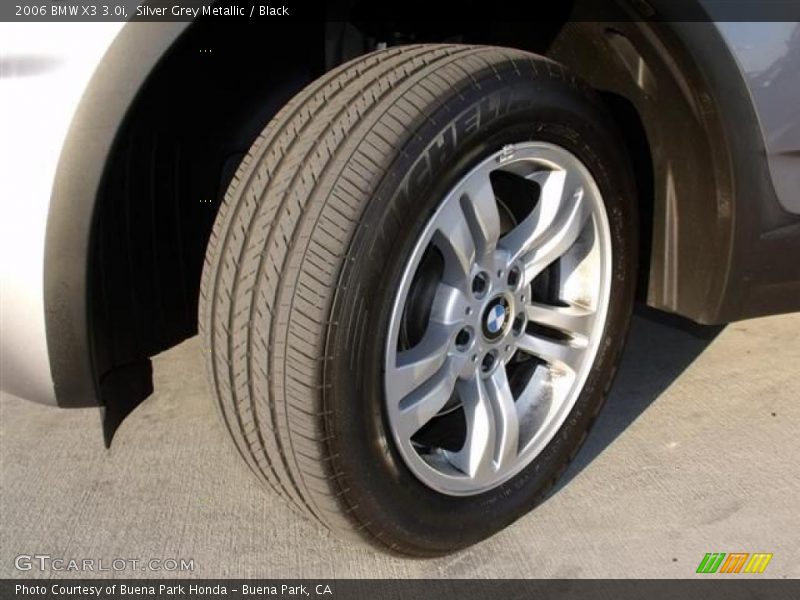 Silver Grey Metallic / Black 2006 BMW X3 3.0i