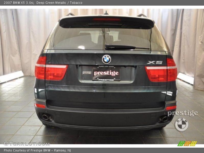 Deep Green Metallic / Tobacco 2007 BMW X5 3.0si