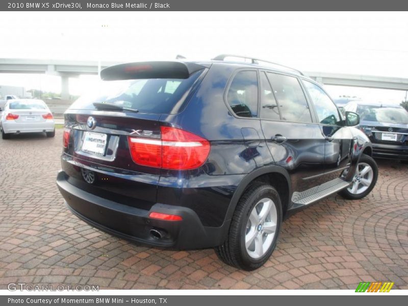 Monaco Blue Metallic / Black 2010 BMW X5 xDrive30i