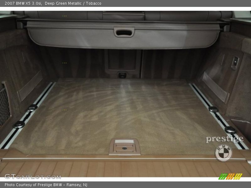 Deep Green Metallic / Tobacco 2007 BMW X5 3.0si