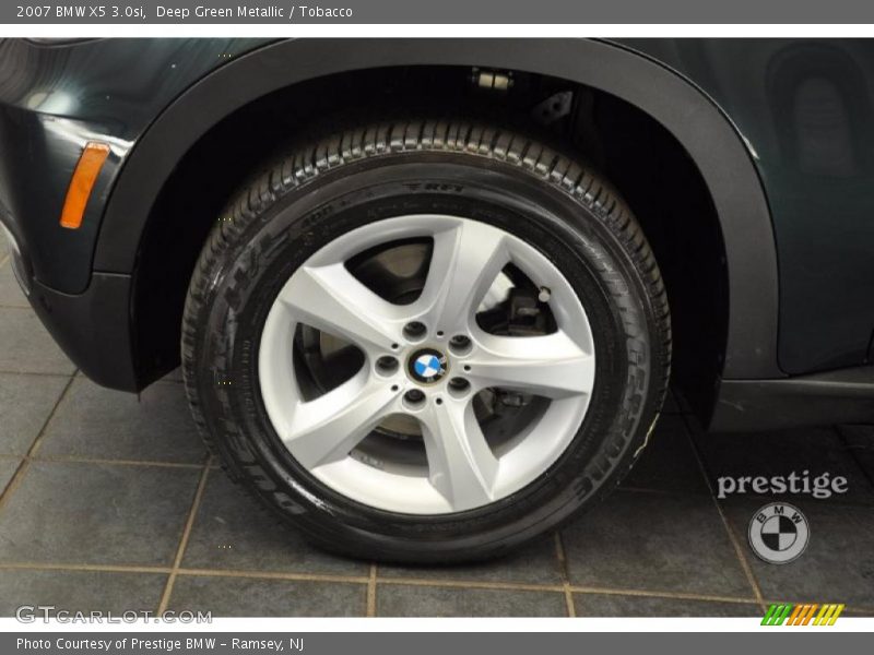 Deep Green Metallic / Tobacco 2007 BMW X5 3.0si