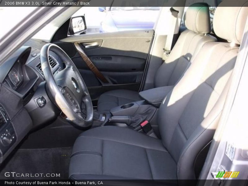 Silver Grey Metallic / Black 2006 BMW X3 3.0i