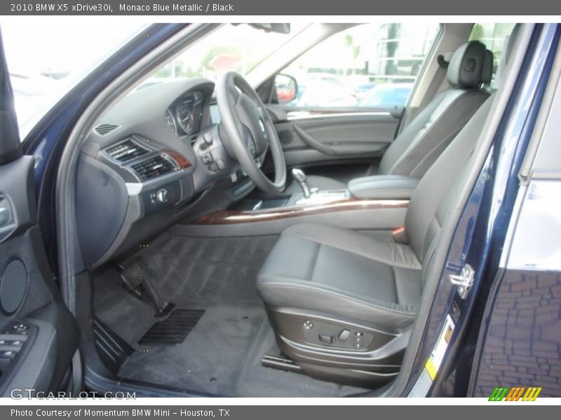 Monaco Blue Metallic / Black 2010 BMW X5 xDrive30i