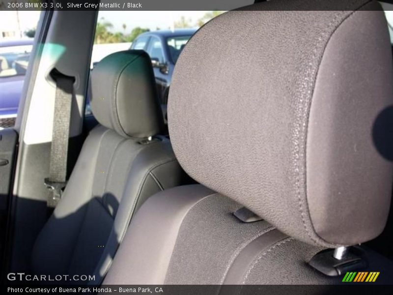 Silver Grey Metallic / Black 2006 BMW X3 3.0i