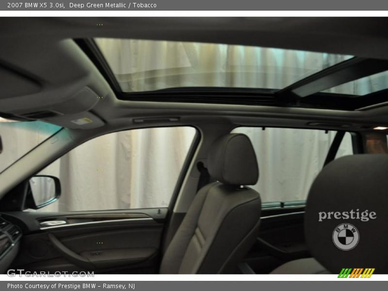 Deep Green Metallic / Tobacco 2007 BMW X5 3.0si