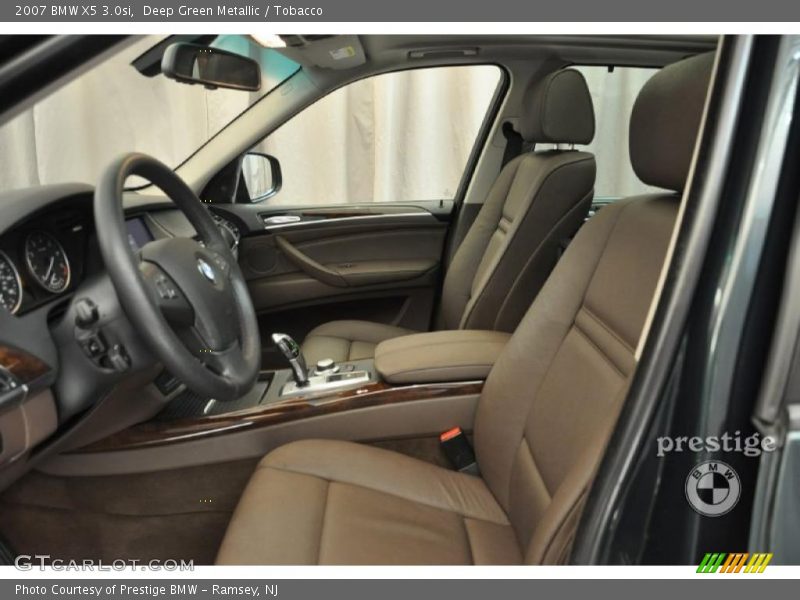 Deep Green Metallic / Tobacco 2007 BMW X5 3.0si