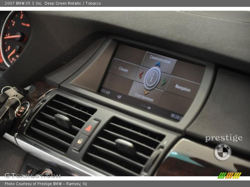 Deep Green Metallic / Tobacco 2007 BMW X5 3.0si