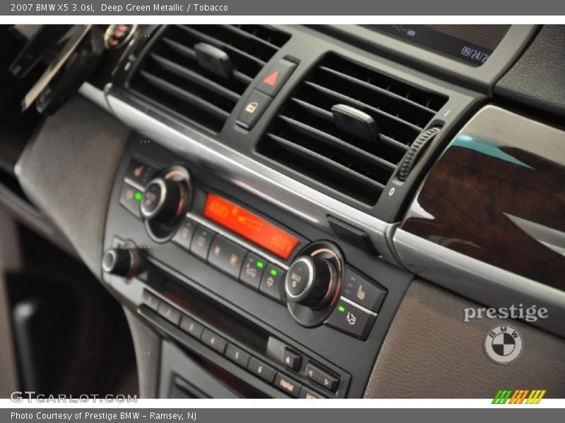 Deep Green Metallic / Tobacco 2007 BMW X5 3.0si