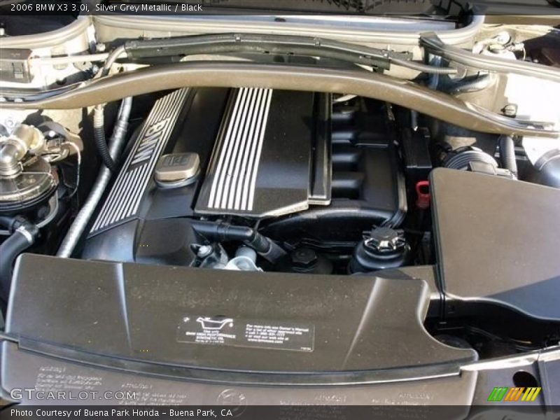 Silver Grey Metallic / Black 2006 BMW X3 3.0i