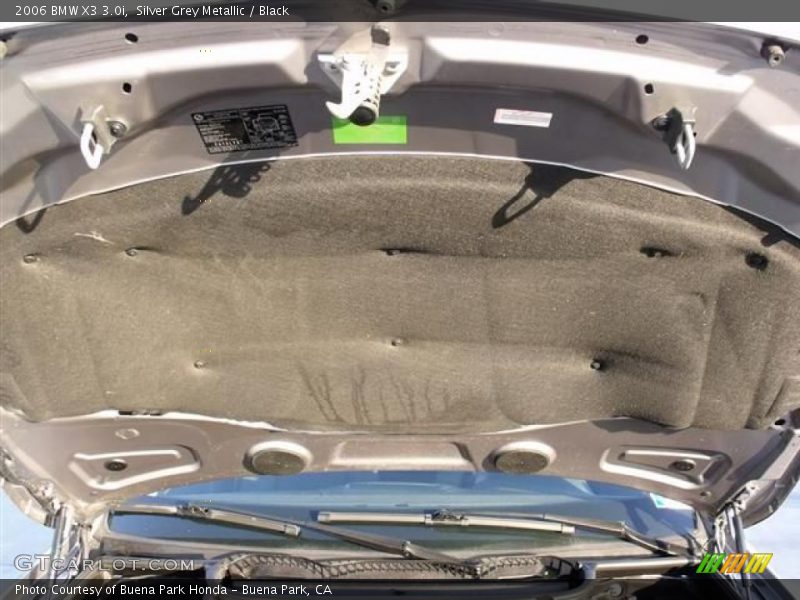 Silver Grey Metallic / Black 2006 BMW X3 3.0i