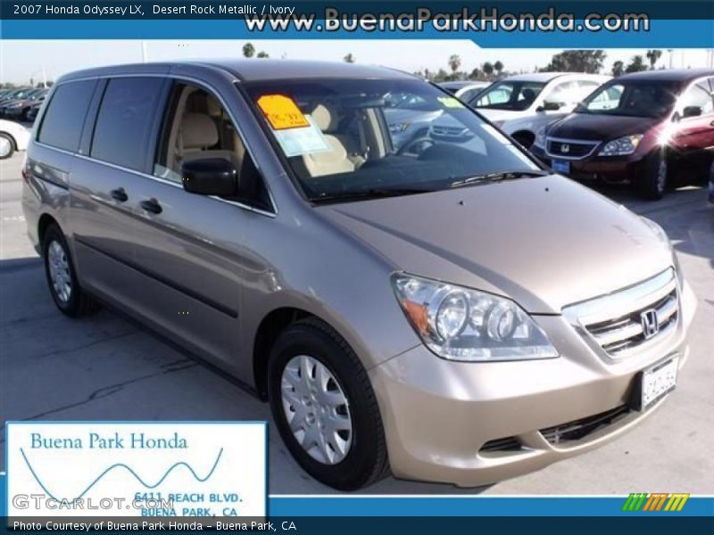 Desert Rock Metallic / Ivory 2007 Honda Odyssey LX