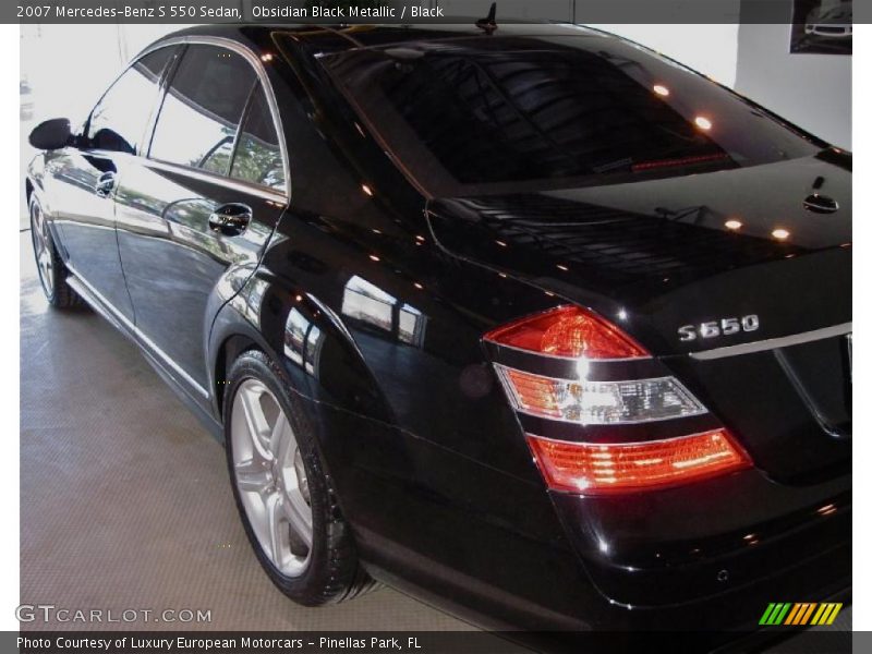Obsidian Black Metallic / Black 2007 Mercedes-Benz S 550 Sedan