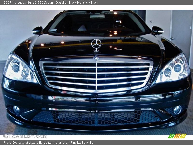 Obsidian Black Metallic / Black 2007 Mercedes-Benz S 550 Sedan