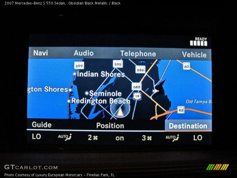 Obsidian Black Metallic / Black 2007 Mercedes-Benz S 550 Sedan