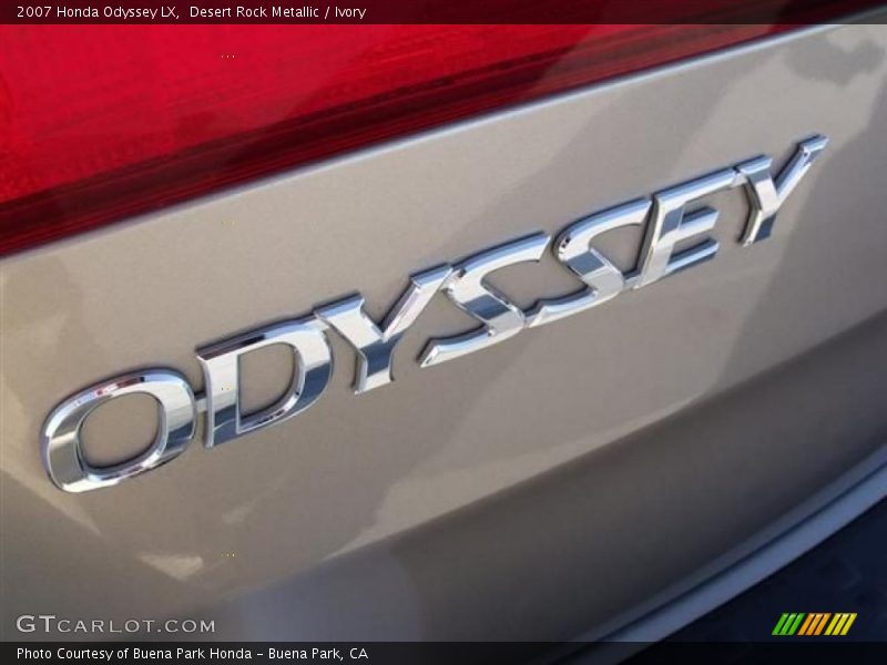 Desert Rock Metallic / Ivory 2007 Honda Odyssey LX