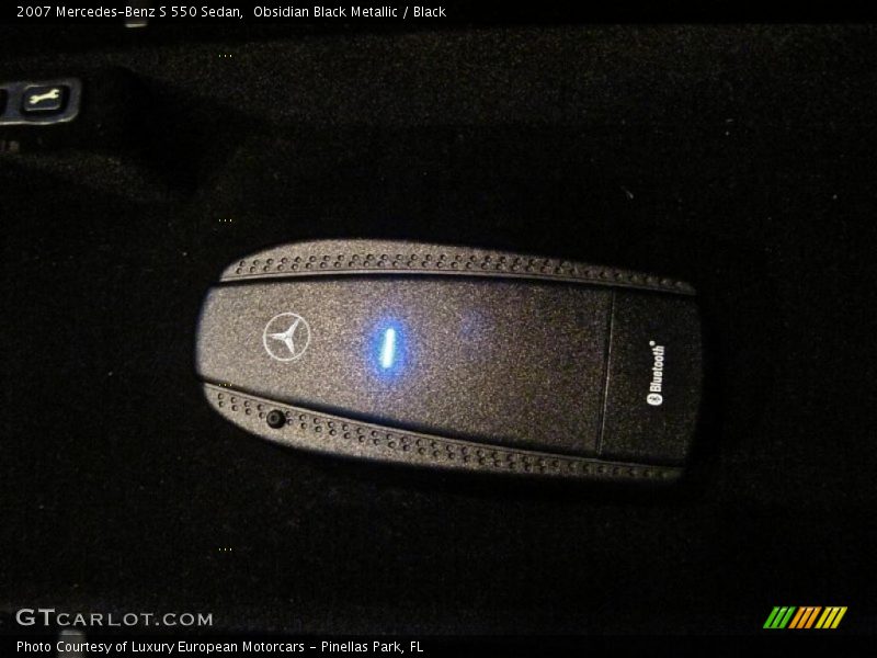 Obsidian Black Metallic / Black 2007 Mercedes-Benz S 550 Sedan