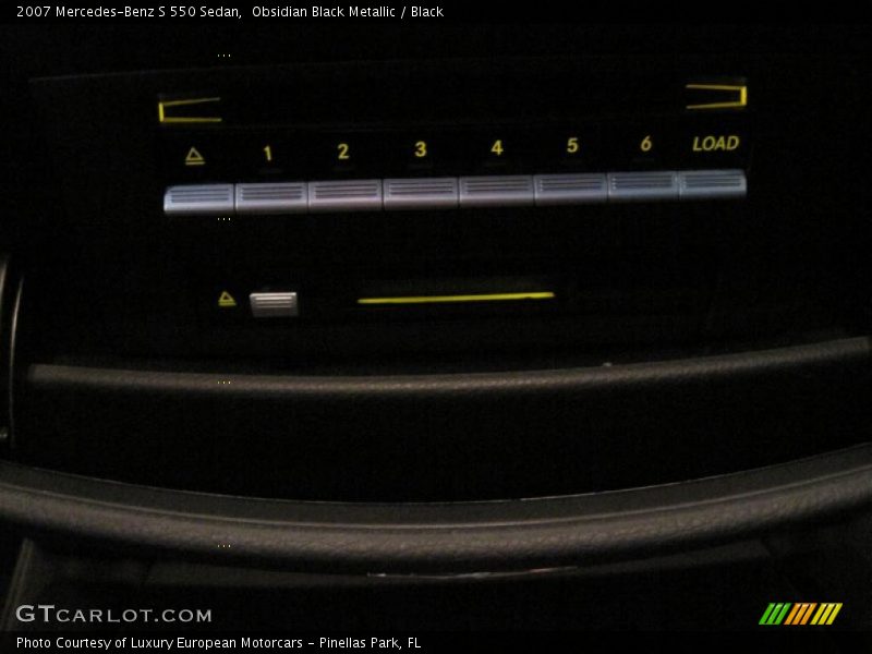 Obsidian Black Metallic / Black 2007 Mercedes-Benz S 550 Sedan
