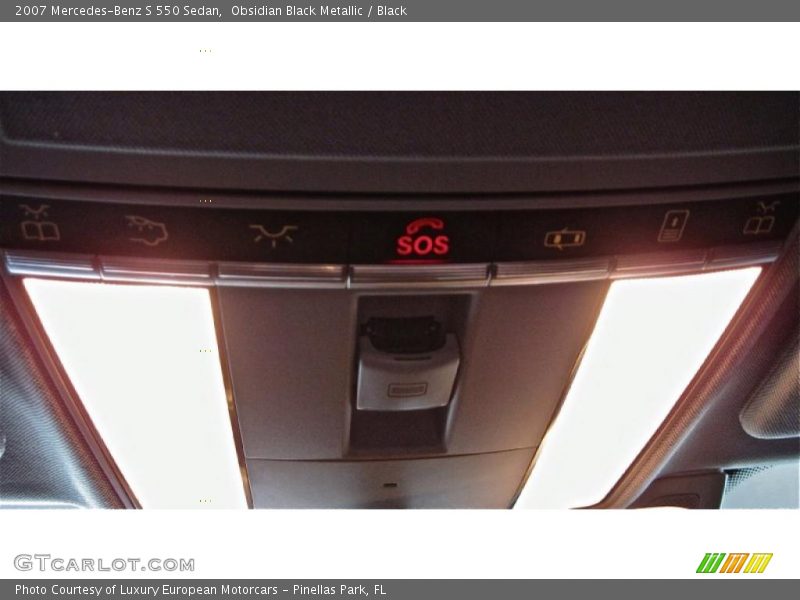 Obsidian Black Metallic / Black 2007 Mercedes-Benz S 550 Sedan