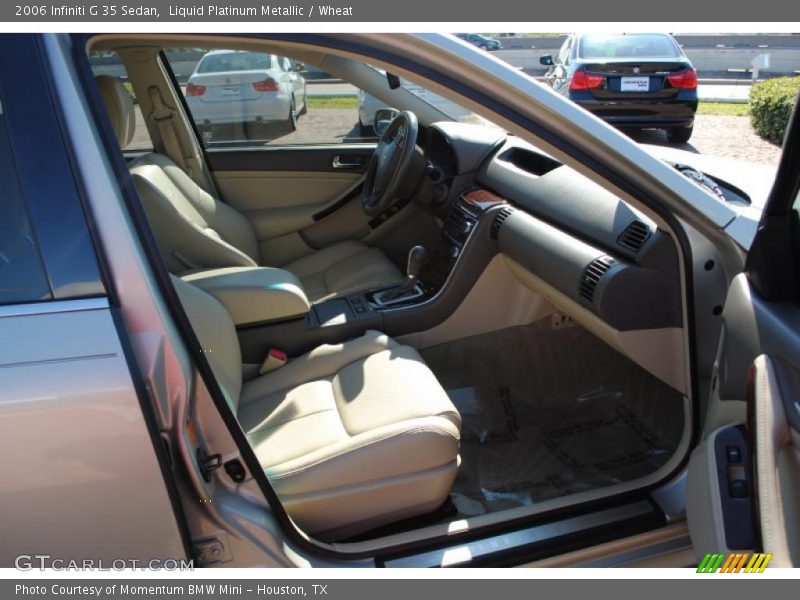 Liquid Platinum Metallic / Wheat 2006 Infiniti G 35 Sedan