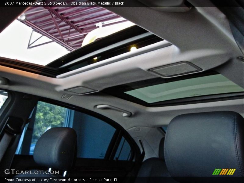 Obsidian Black Metallic / Black 2007 Mercedes-Benz S 550 Sedan