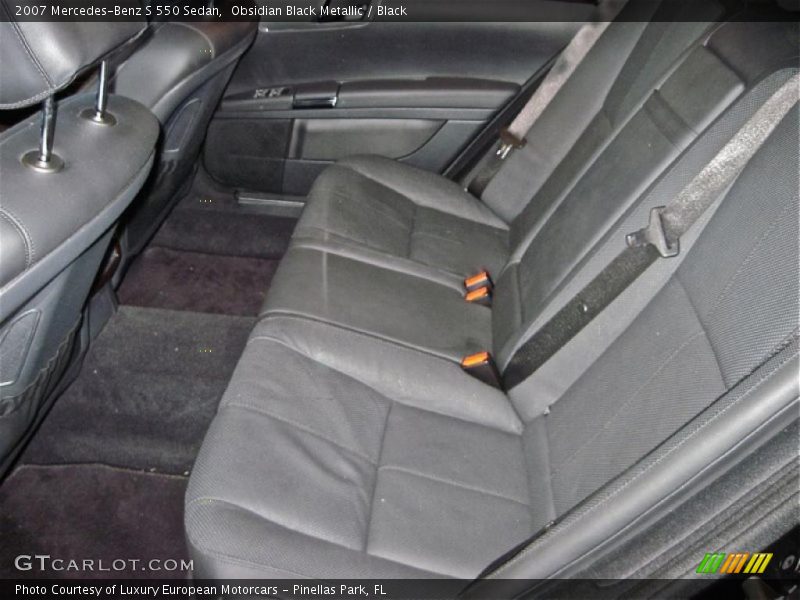 Obsidian Black Metallic / Black 2007 Mercedes-Benz S 550 Sedan