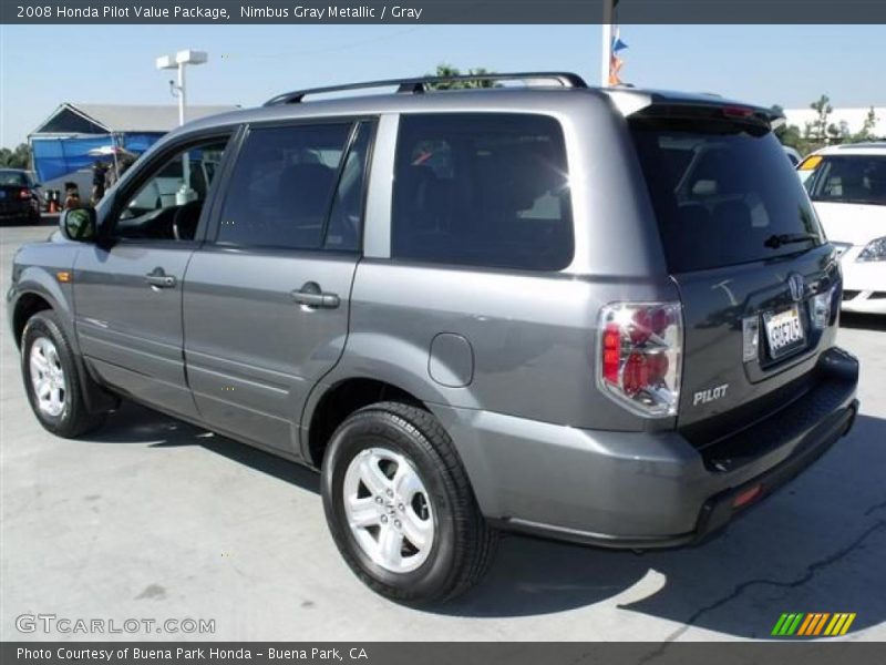 Nimbus Gray Metallic / Gray 2008 Honda Pilot Value Package