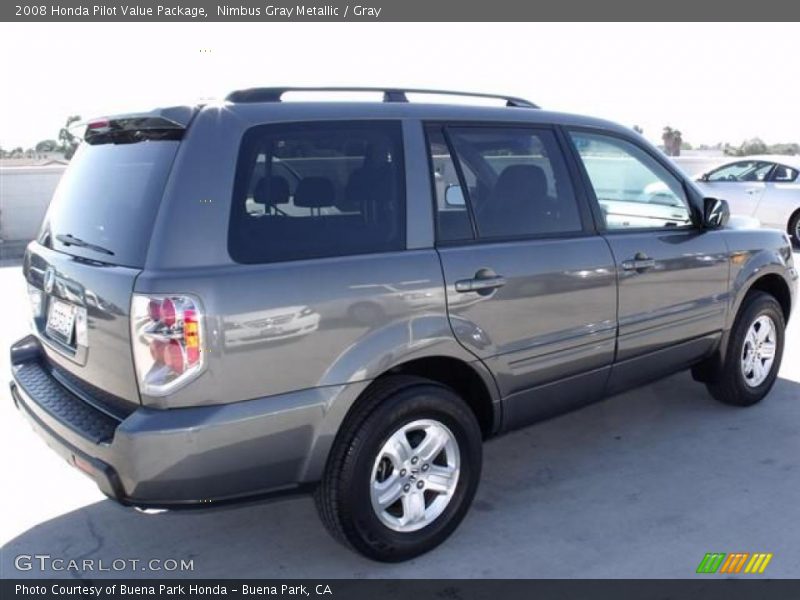 Nimbus Gray Metallic / Gray 2008 Honda Pilot Value Package