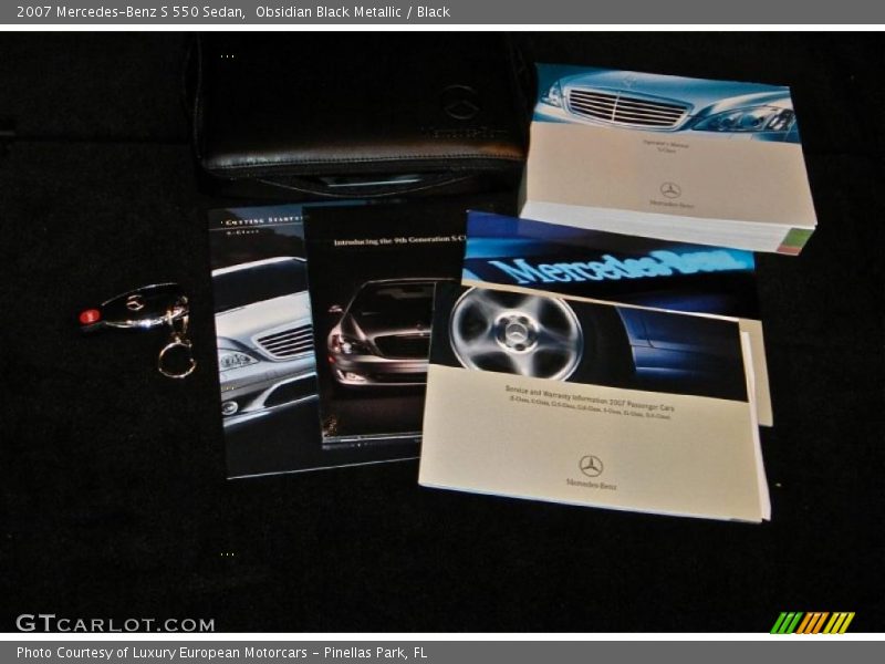 Obsidian Black Metallic / Black 2007 Mercedes-Benz S 550 Sedan