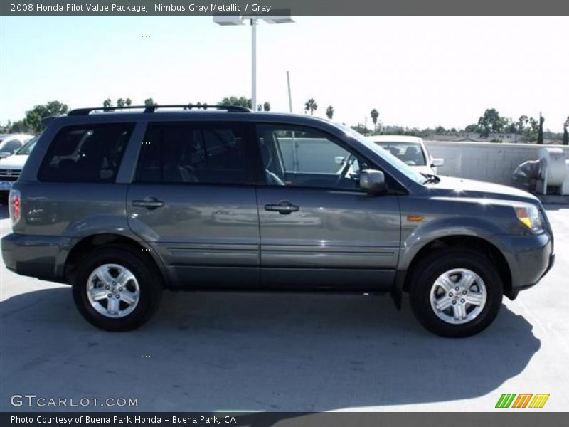Nimbus Gray Metallic / Gray 2008 Honda Pilot Value Package