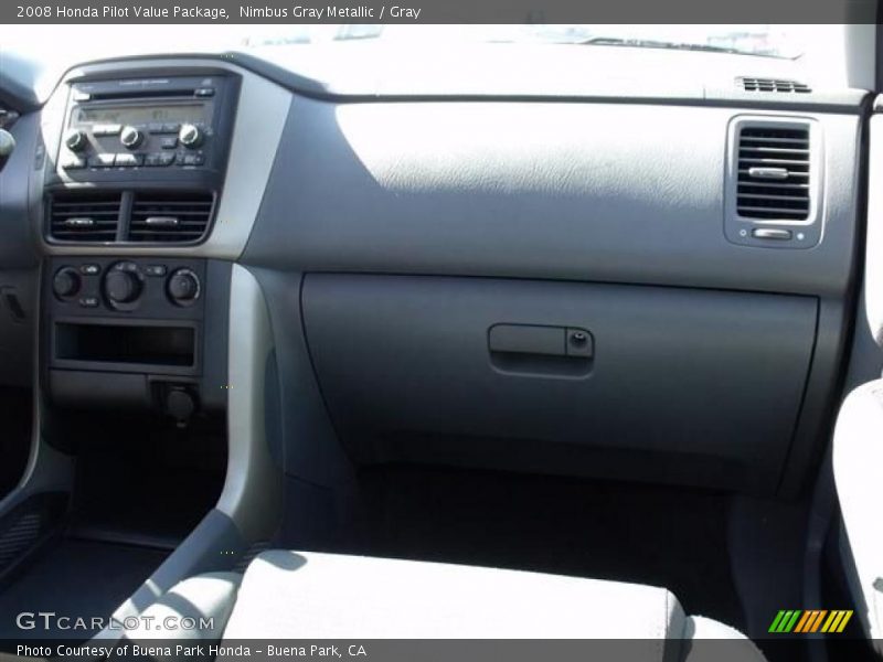 Nimbus Gray Metallic / Gray 2008 Honda Pilot Value Package