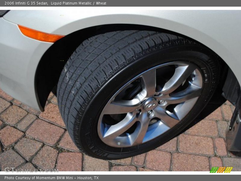 Liquid Platinum Metallic / Wheat 2006 Infiniti G 35 Sedan