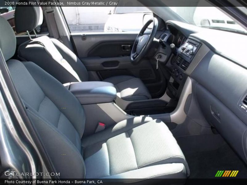 Nimbus Gray Metallic / Gray 2008 Honda Pilot Value Package