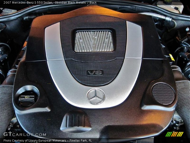 Obsidian Black Metallic / Black 2007 Mercedes-Benz S 550 Sedan