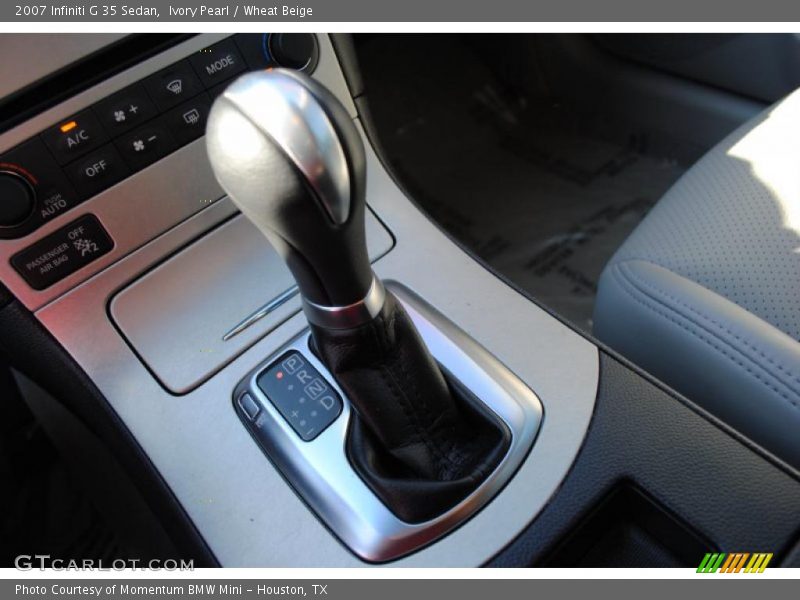 Ivory Pearl / Wheat Beige 2007 Infiniti G 35 Sedan