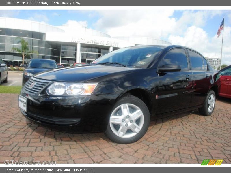 Black Onyx / Gray 2007 Saturn ION 2 Sedan