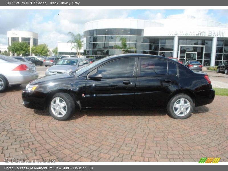 Black Onyx / Gray 2007 Saturn ION 2 Sedan