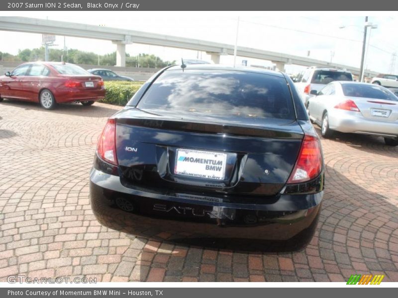 Black Onyx / Gray 2007 Saturn ION 2 Sedan