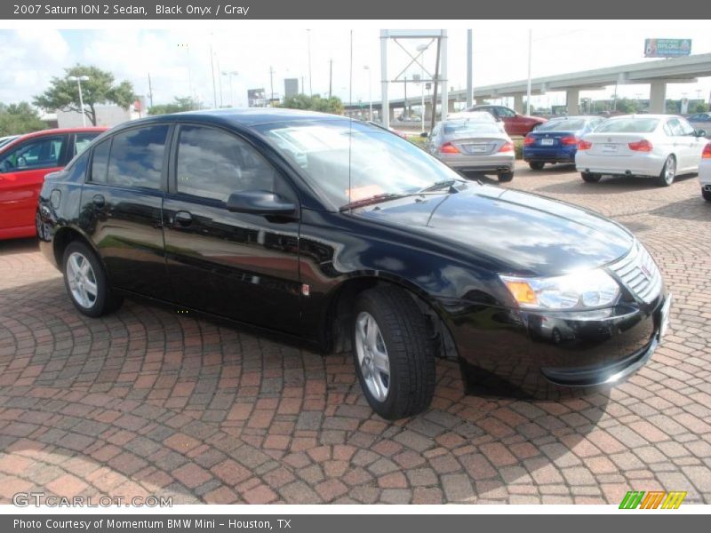 Black Onyx / Gray 2007 Saturn ION 2 Sedan