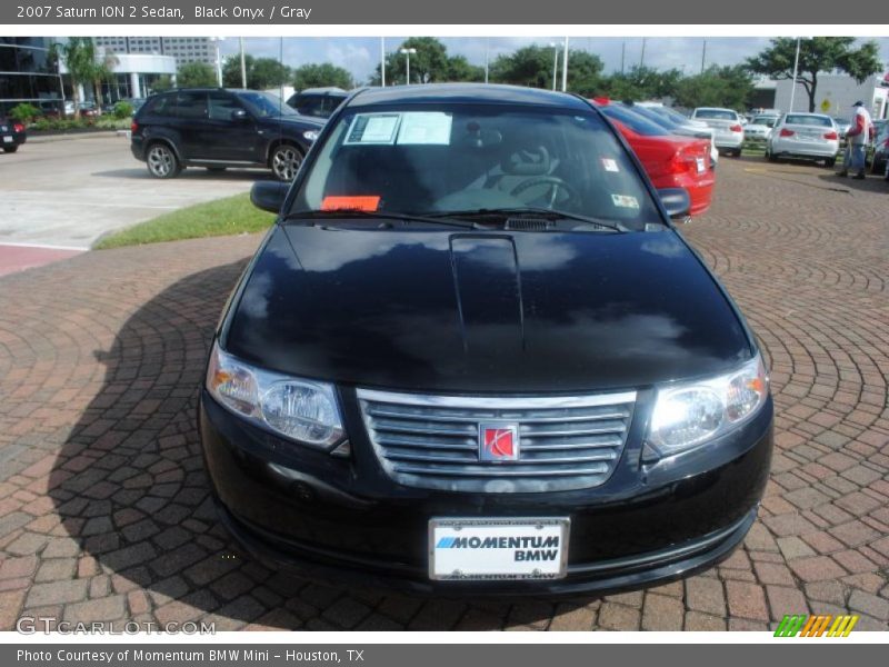 Black Onyx / Gray 2007 Saturn ION 2 Sedan