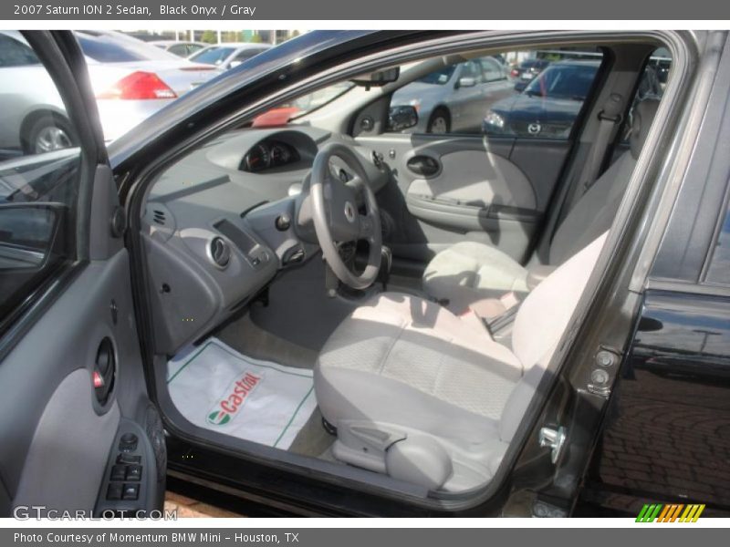 Black Onyx / Gray 2007 Saturn ION 2 Sedan